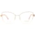 Óculos de Grau Ana Hickmann Duo Fashion Vinho Dourado ANA7 07B-55