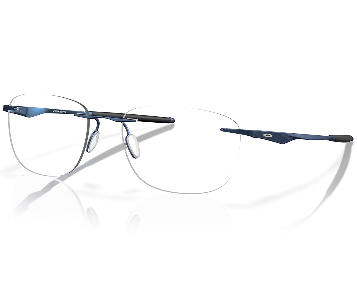 Óculos de Grau Oakley Wingfold EVR Satin Pewter Titanium Óculos de Grau Oakley Wingfold EVR Satin Pewter Titanium