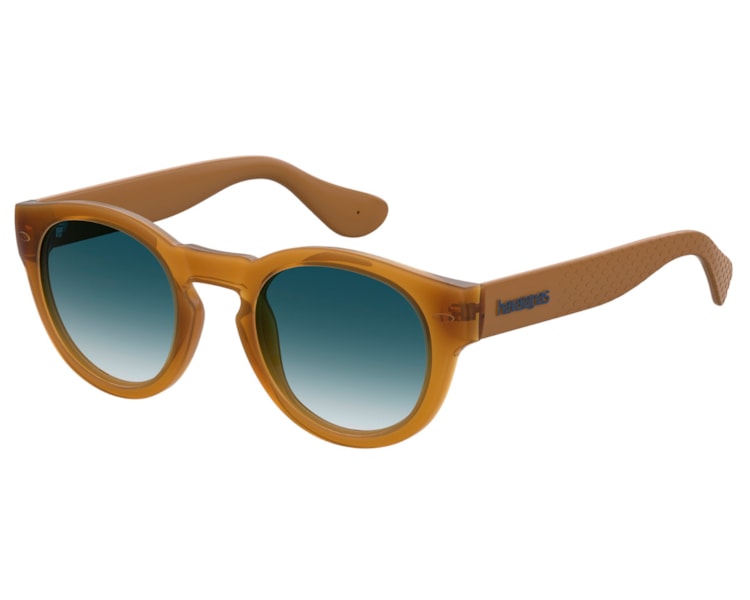 Havaianas TRANCOSO/M Round Sunglasses in Peach/Rose Gold Layer Pink Mirror 49 mm | UK Havaianas TRANCOSO/M Round Sunglasses in Peach/Rose Gold Layer Pink Mirror 49 mm | UK