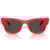 Óculos de Sol Ray Ban A$ap Rocky Wayfarer Puffer RB4940 683187-47