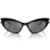 Óculos de Sol Swarovski Science Of Elegance Preto Fosco SK6038 10396G-56